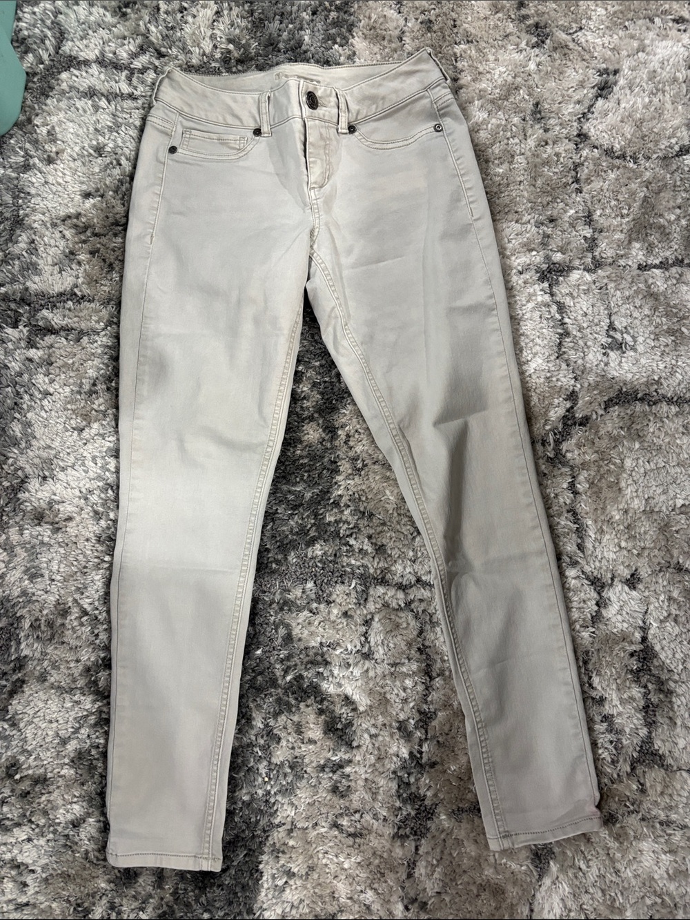 Maurice’s Light Beige Skinny Jeggings